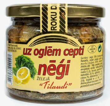 Tilaudi uz oglēm cepti nēģi želejā 300 g